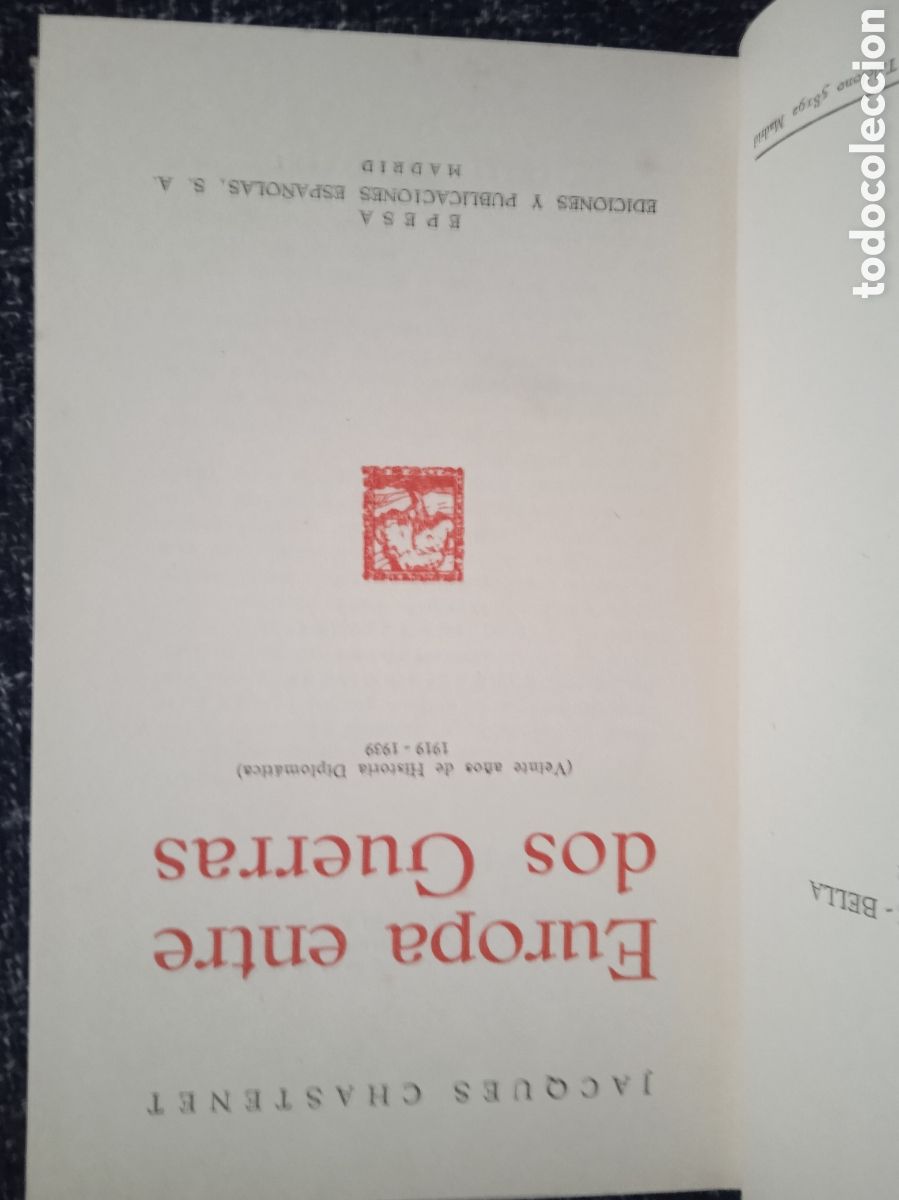 Libros de segunda mano: EUROPA ENTRE DOS GUERRAS 1919 1939 / JACQUES CHASTENET - Foto 2