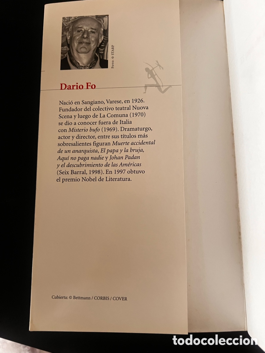 Libros de segunda mano: MANUAL M&Iacute;NIMO DEL ACTOR. El pa&iacute;s de los cuentacuentos Dario Fo - Foto 5