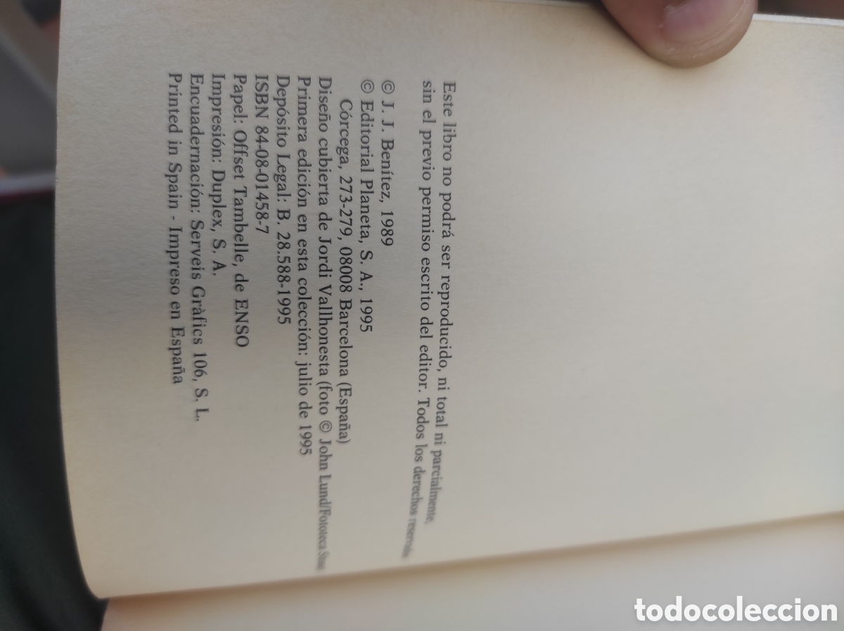 Libros de segunda mano: Caballo De Troya 4 Ben&iacute;tez, J. J. - Foto 3