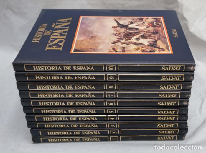 Libros de segunda mano: 10 TOMOS, HISTORIA DE ESPA&Ntilde;A, SALVAT, LIBROS - Foto 2