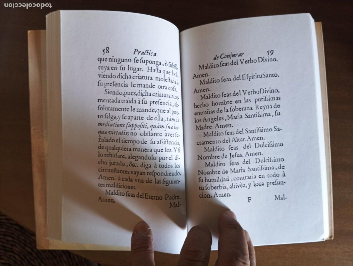 Libros de segunda mano: PR&Aacute;CTICA DE CONJURAR :Edici&oacute;n facs&iacute;mil.-Fray Luis de Concepci&oacute;n. - Foto 3