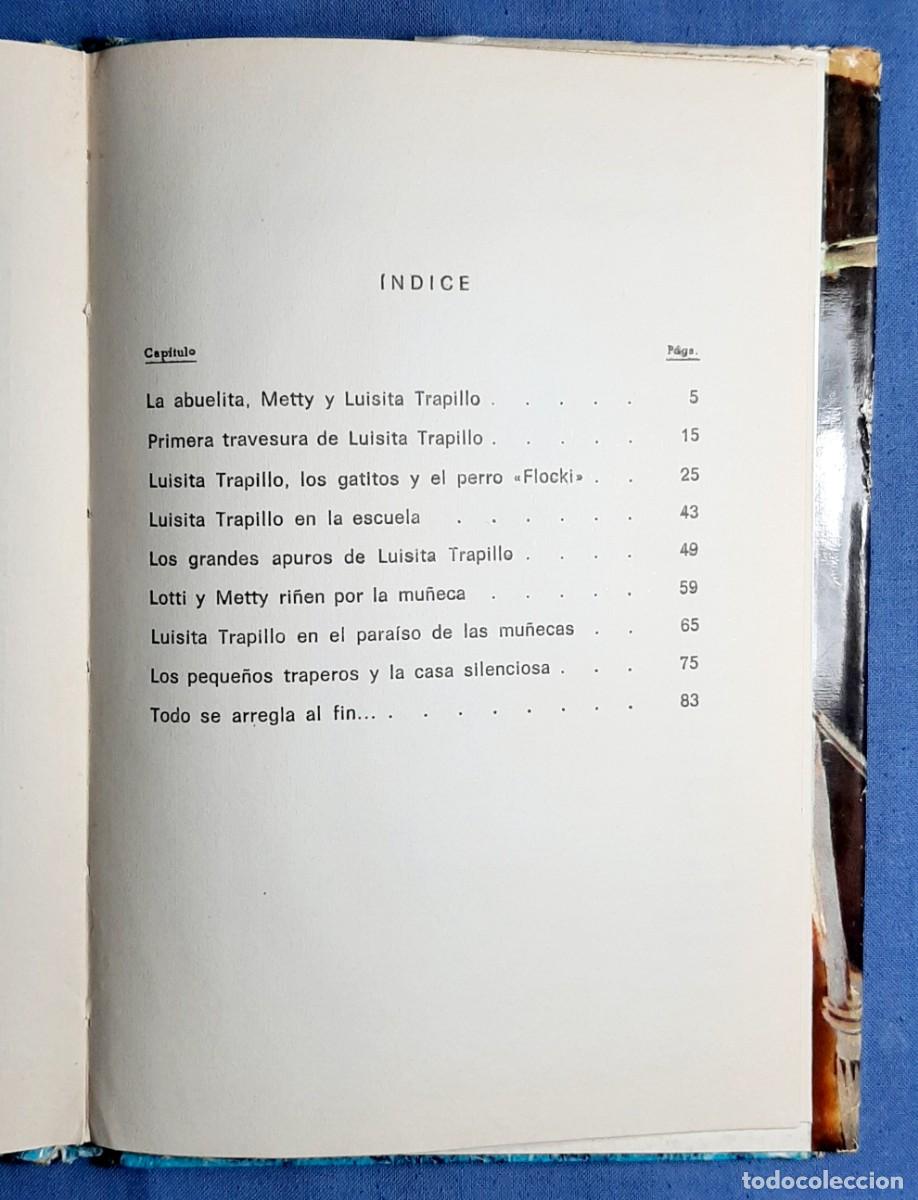 Libros de segunda mano: LUISITA TRAPILLO. WILHELM MATTHIESSEN. 1965. - Foto 6