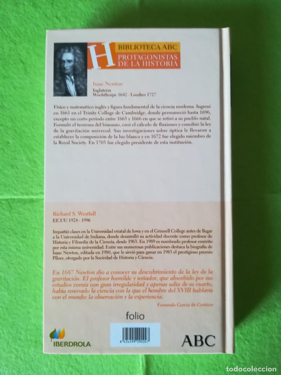 Libros de segunda mano: Isaac Newton Richard Westfall bliblioteca abc 2004 - Foto 2
