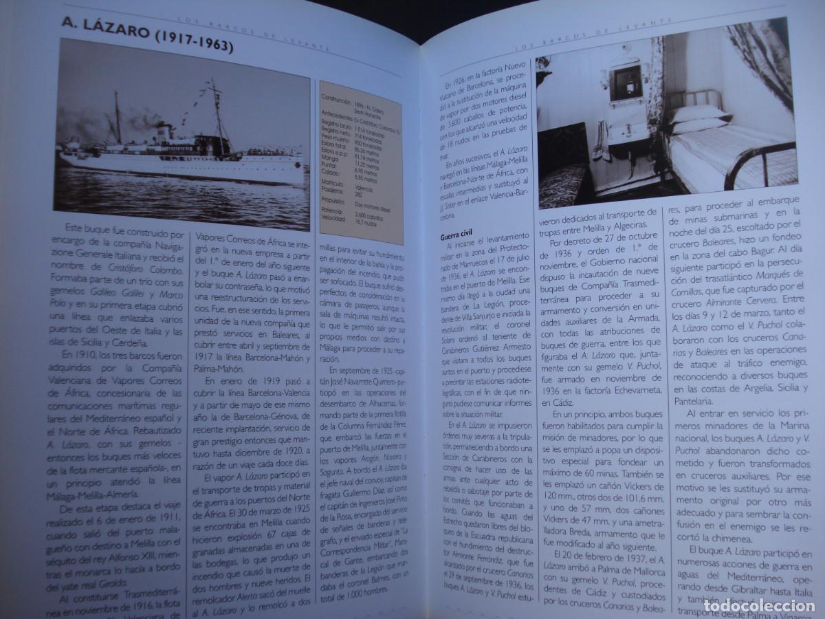 Libros de segunda mano: HISTORIA DE LA FLOTA. TRANSMEDITERR&Aacute;NEA. - Foto 7
