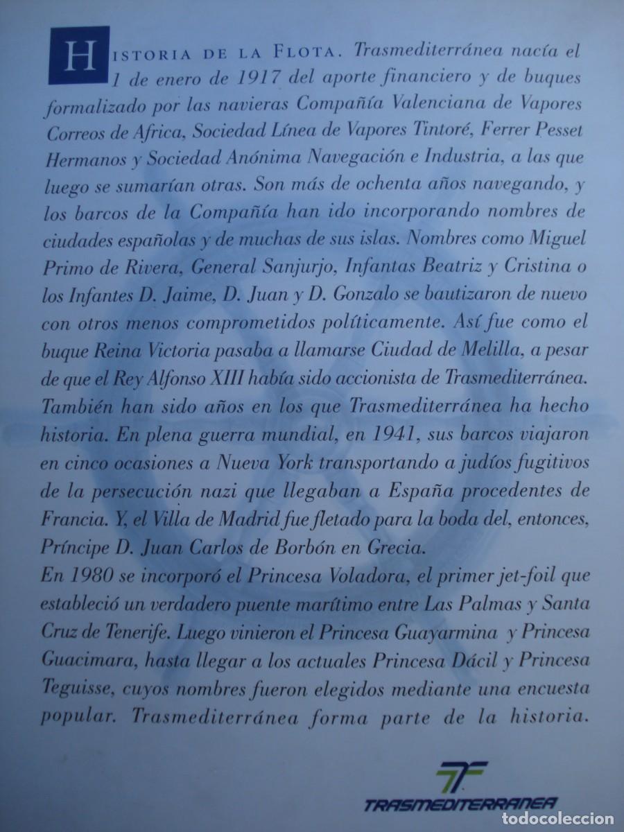 Libros de segunda mano: HISTORIA DE LA FLOTA. TRANSMEDITERR&Aacute;NEA. - Foto 9