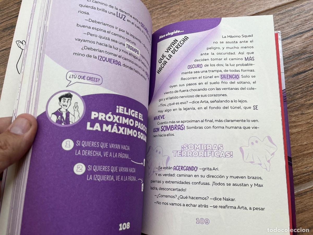 Libros de segunda mano: M&aacute;ximo Squad Misterio en el maldito colegio - Game, Arta - Foto 3
