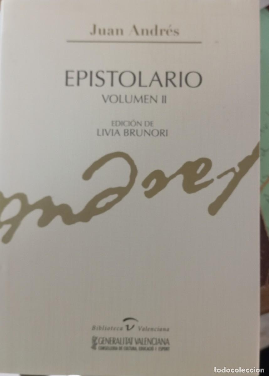 Libros de segunda mano: EPISTOLARIO JUAN ANDRES - Foto 2
