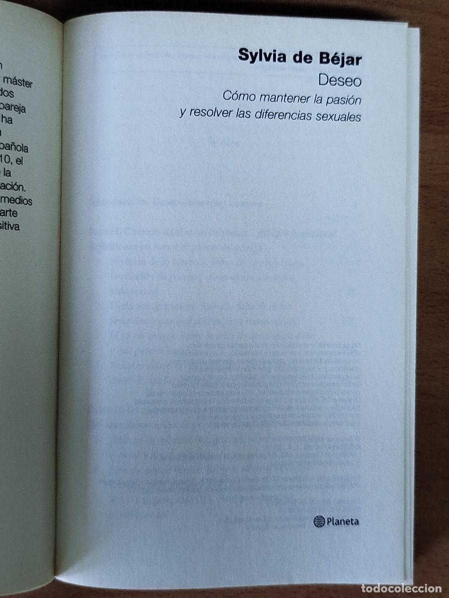 Libros de segunda mano: DESEO - SYLVIA DE B&Eacute;JAR. 2013. - Foto 3
