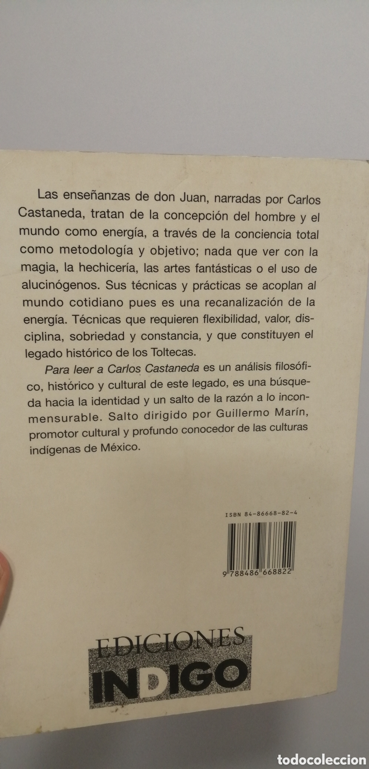 Libros de segunda mano: Para leer a Carlos Castaneda Guillermo Mar&iacute;n Ediciones Indigo - Foto 4