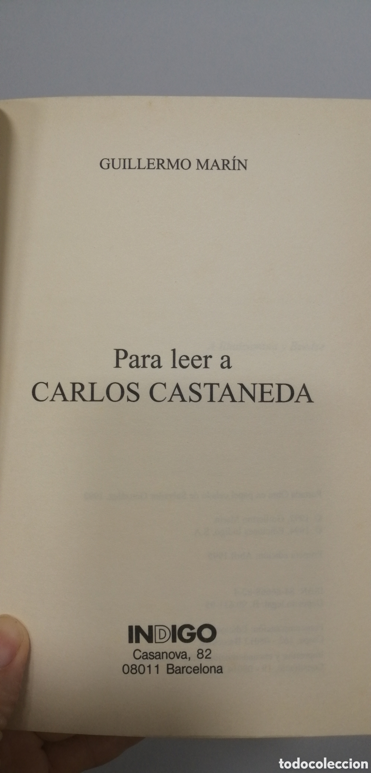 Libros de segunda mano: Para leer a Carlos Castaneda Guillermo Mar&iacute;n Ediciones Indigo - Foto 5