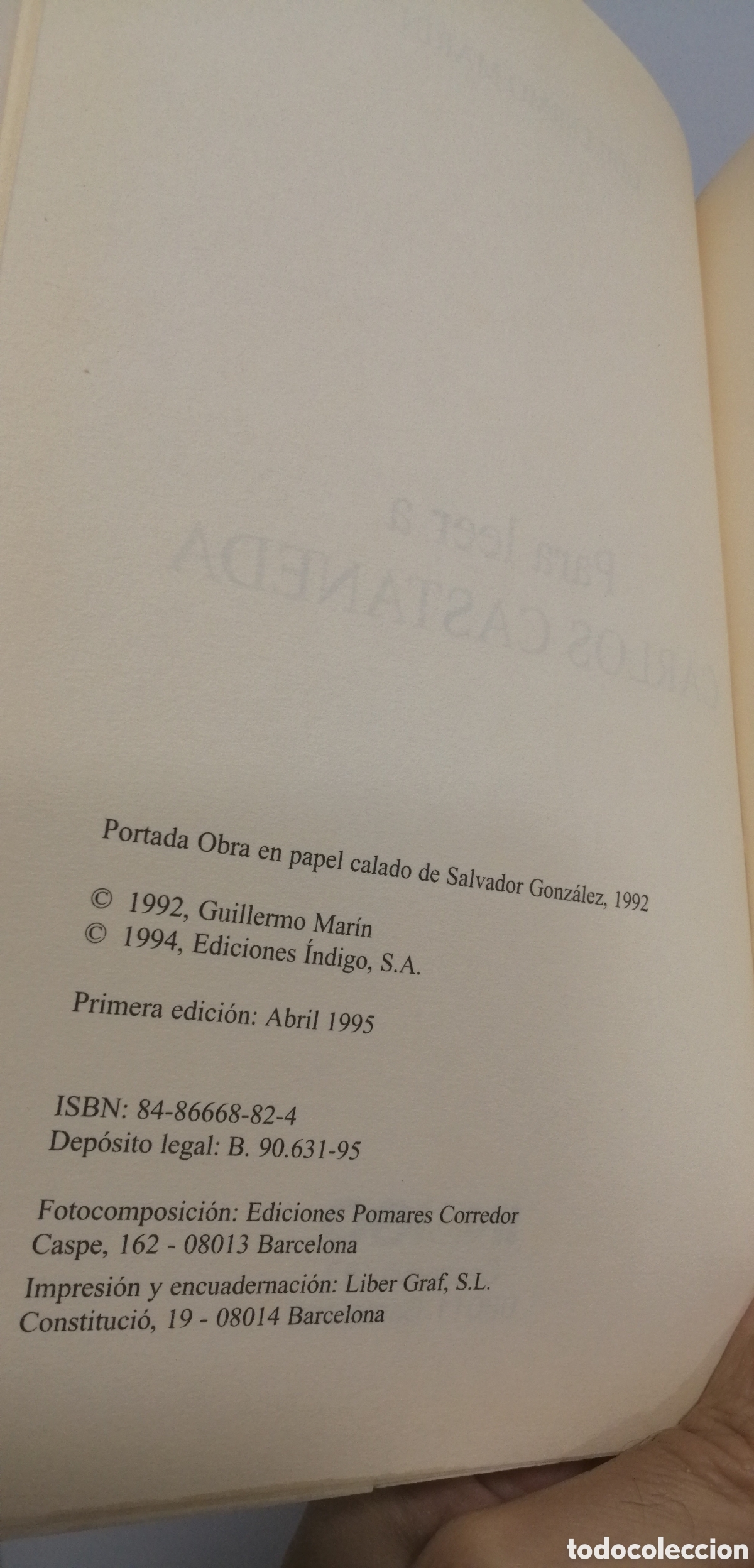 Libros de segunda mano: Para leer a Carlos Castaneda Guillermo Mar&iacute;n Ediciones Indigo - Foto 6