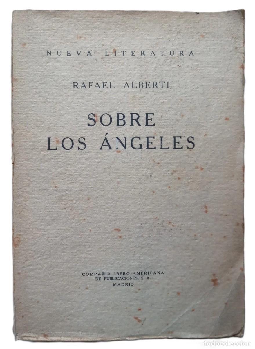 Libros de segunda mano: Alberti, Rafael - Sobre los &Aacute;ngeles - Primera Edici&oacute;n - (1929) - Foto 1
