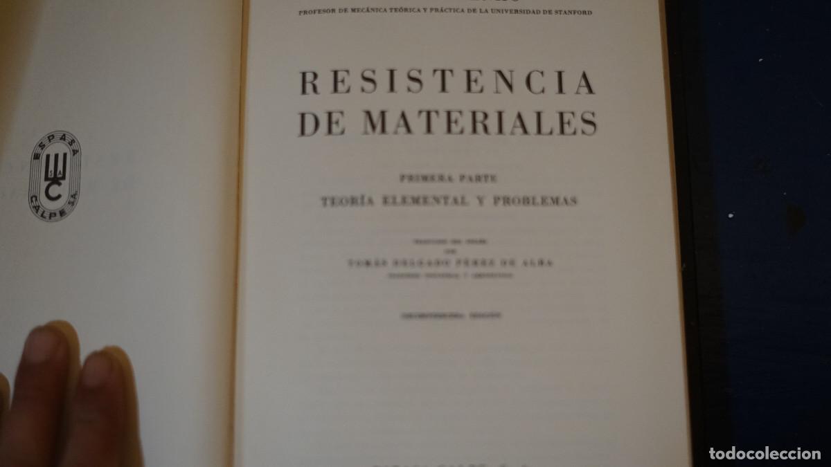 Libros de segunda mano: Timoshenko - Resistencia de materiales - Primera parte - Foto 2