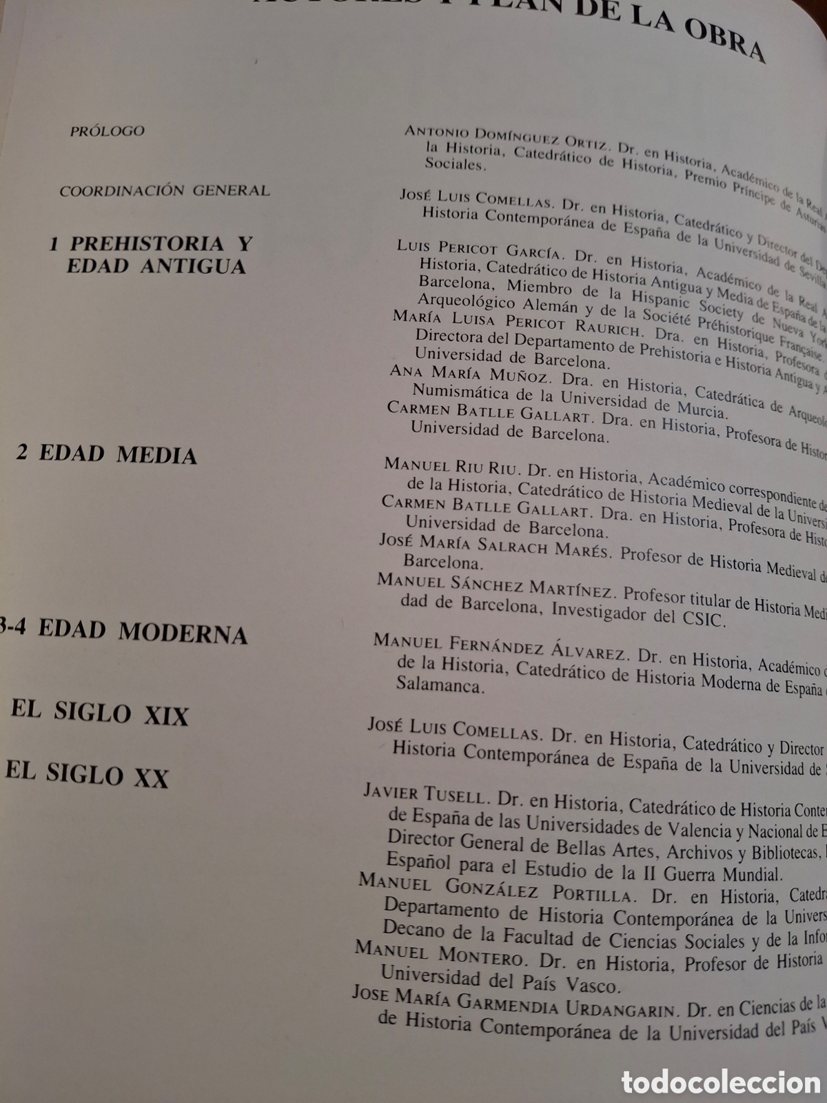 Libros de segunda mano: HISTORIA DE ESPA&Ntilde;A, 6 TOMOS, DURVAN DE EDICIONES, 1989 - Foto 2