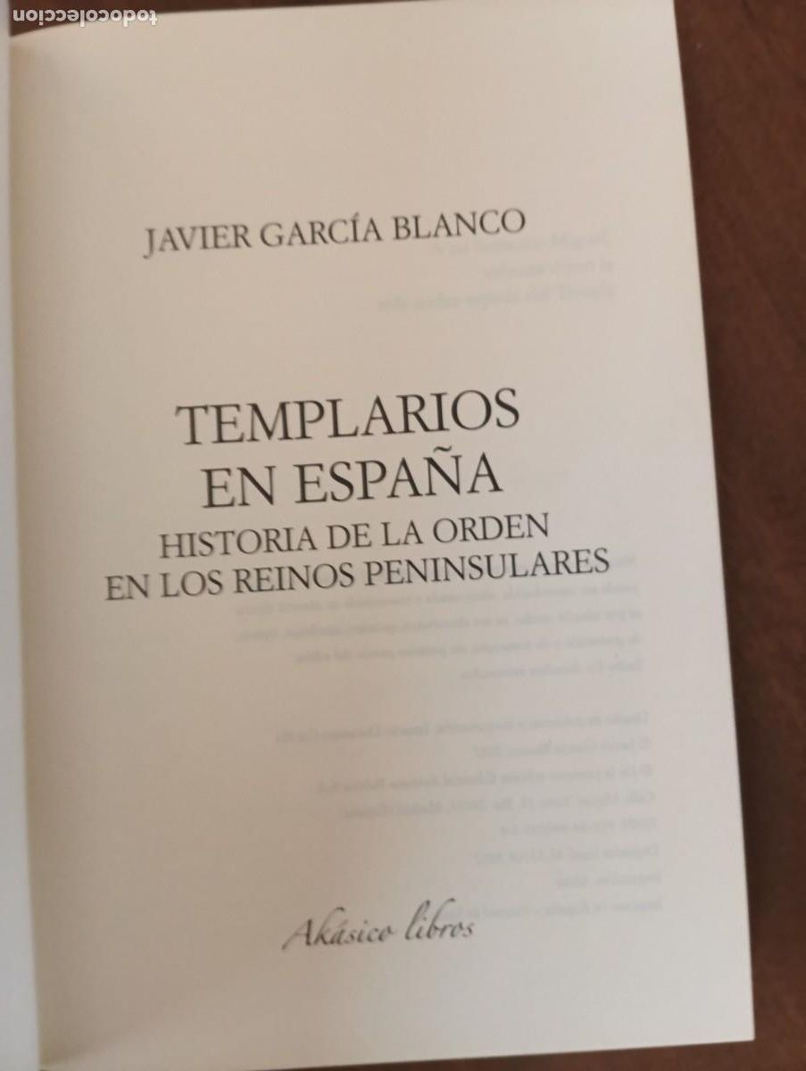 Libros de segunda mano: TEMPLARIOS EN ESPA&Ntilde;A.- JAVIER GARC&Iacute;A BLANCO. - Foto 3