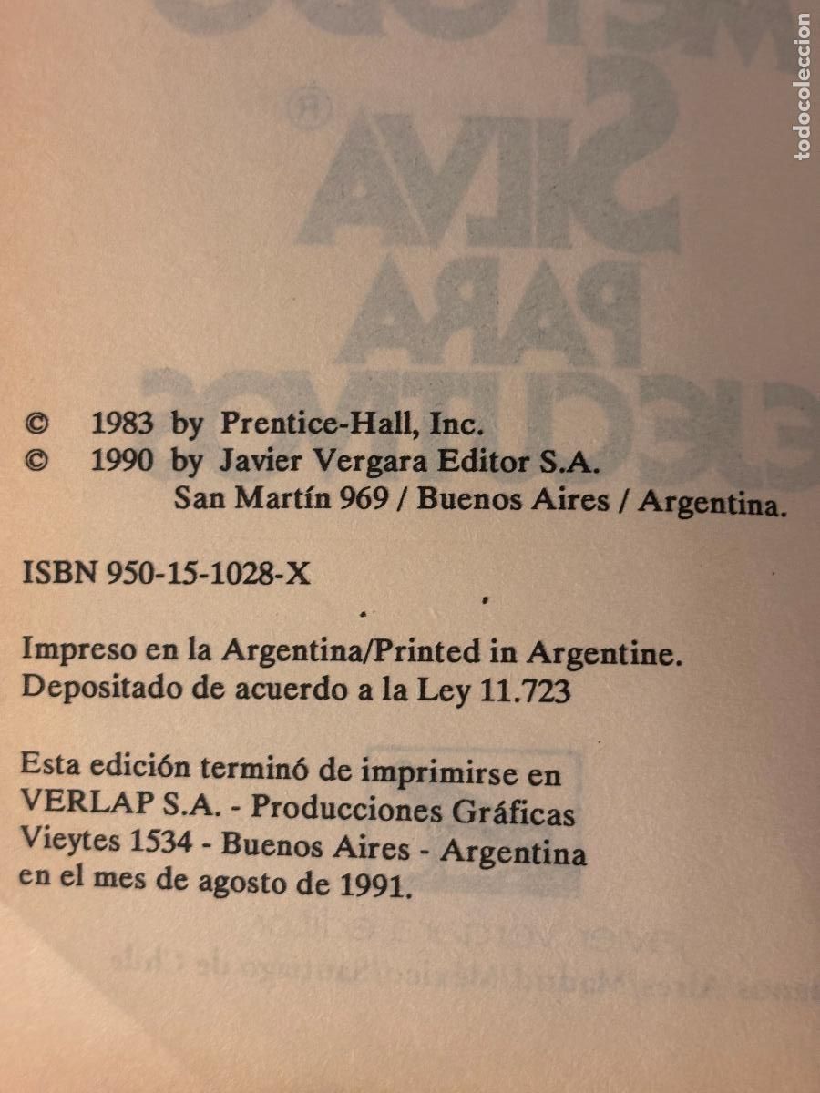 Libros de segunda mano: El m&eacute;todo Silva para ejecutivos. Jos&eacute; Silva y Robert B. Stone - Foto 4