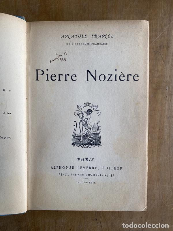 Libros de segunda mano: Pierre Noziere - France, Anatole - Foto 1