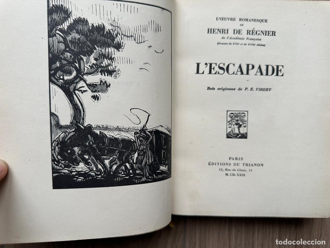 Libros de segunda mano: Lescapade - De Regnier, Henri - Foto 2