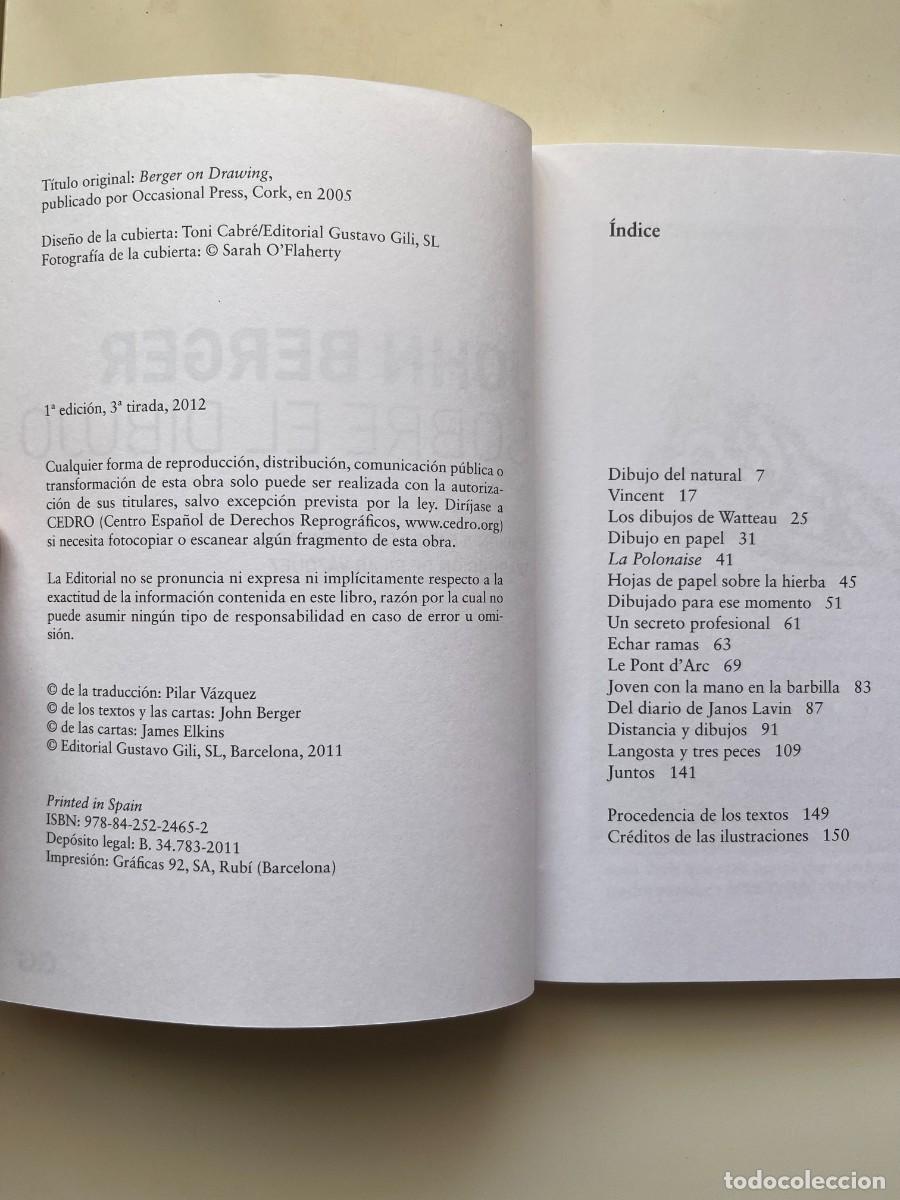 Libros de segunda mano: Sobre el dibujo | John Berger - Foto 3