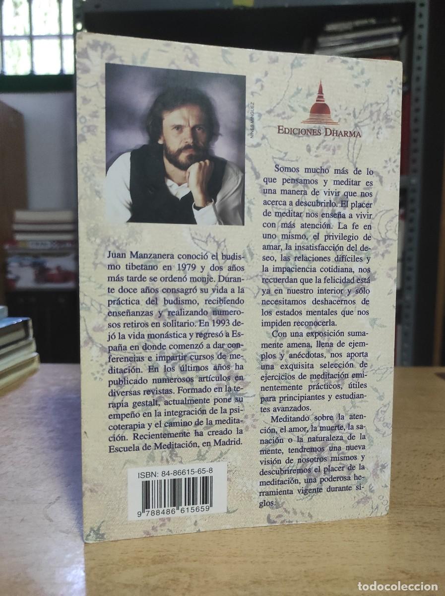 Libros de segunda mano: EL PLACER DE MEDITAR- JUAN MANZANERA. subrayado - Foto 5