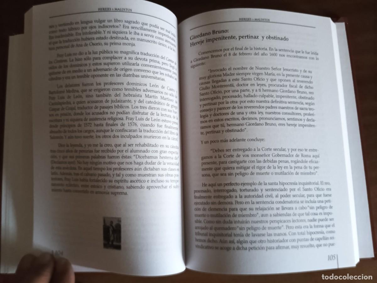 Libros de segunda mano: HEREJES Y MALDITOS EN LA HISTORIA.-AGUSTIN CELIS S&Aacute;NCHEZ. - Foto 6