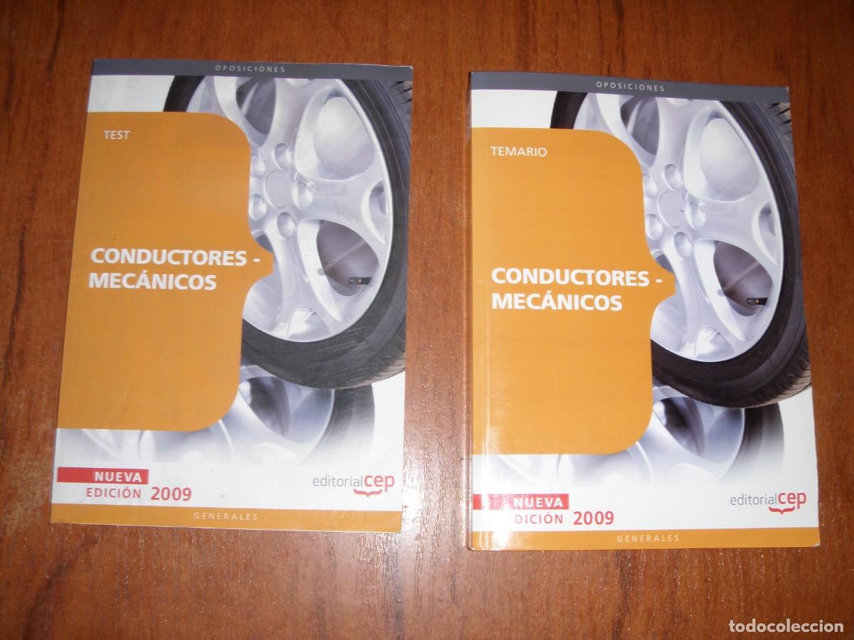 Libros de segunda mano: CONDUCTORES MECANICOS TEMARIO Y TEST - Foto 1