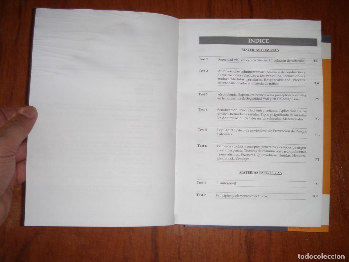 Libros de segunda mano: CONDUCTORES MECANICOS TEMARIO Y TEST - Foto 4
