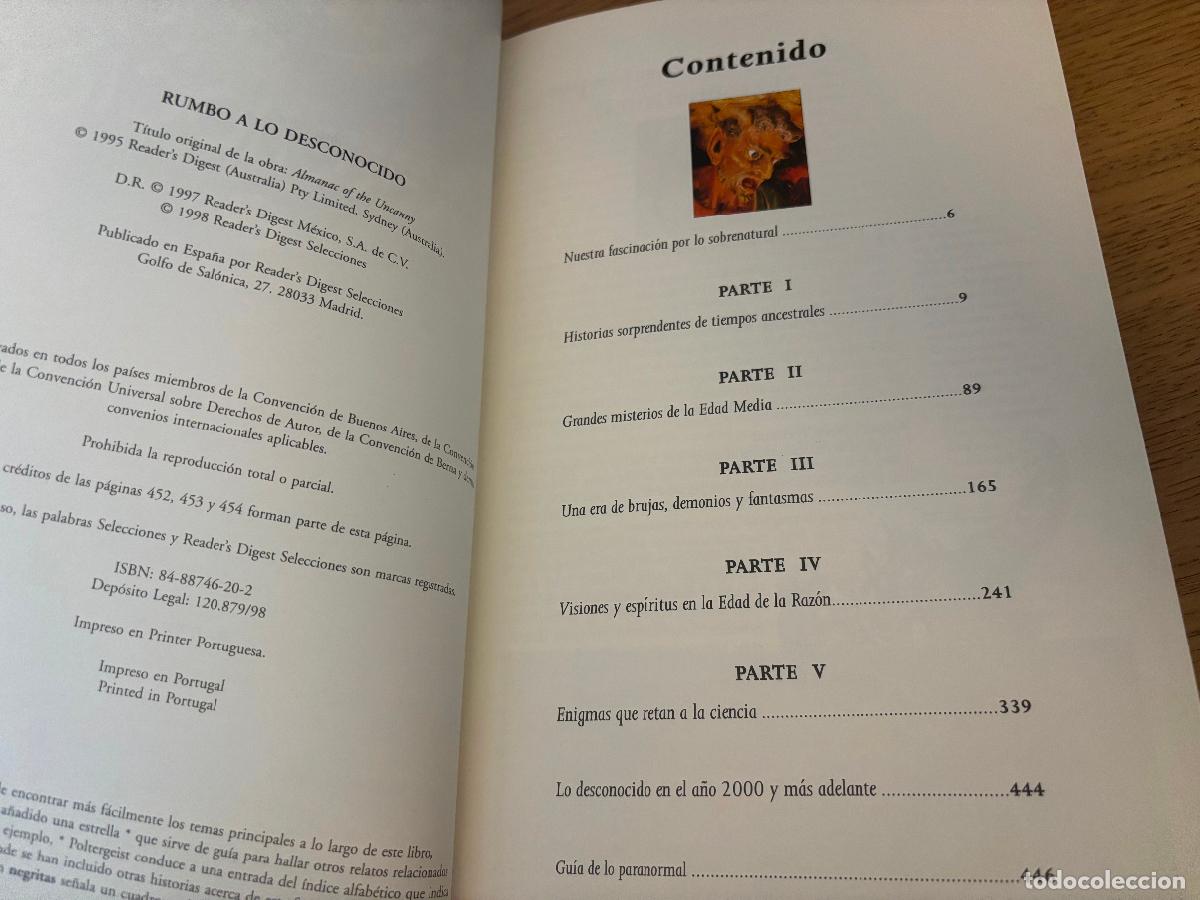 Libros de segunda mano: READER&acute;S DIGEST - RUMBO A LO DESCONOCIDO - 1998 - Foto 3