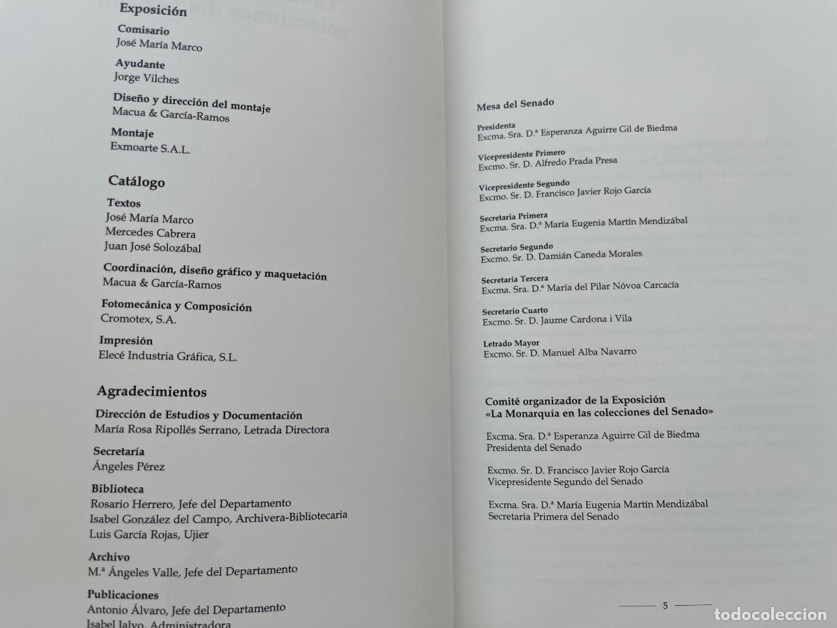 Libros de segunda mano: La Monarqu&iacute;a en las colecciones del Senado. Cat&aacute;logo de la Exposici&oacute;n - Foto 9