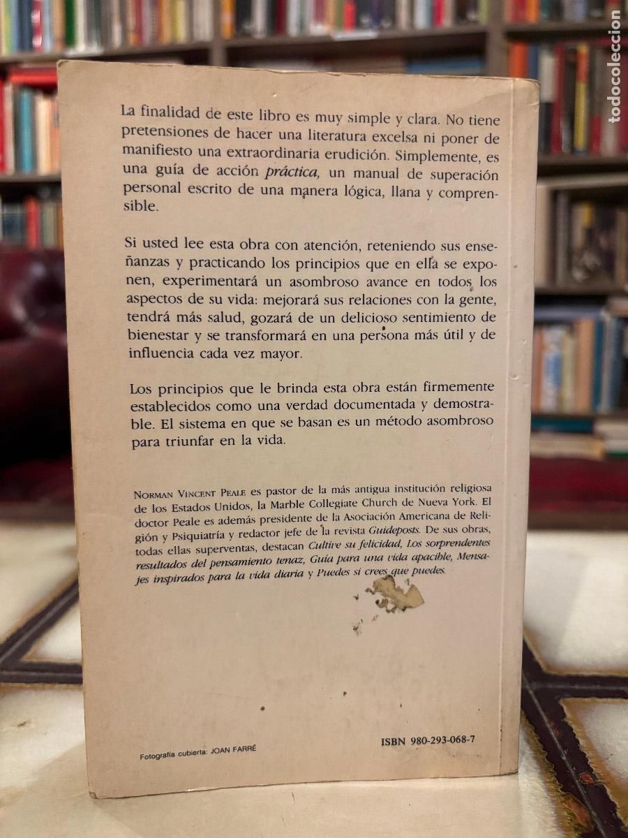 Libros de segunda mano: El poder del pensamiento tenaz. Norman Vincent Peale - Foto 2