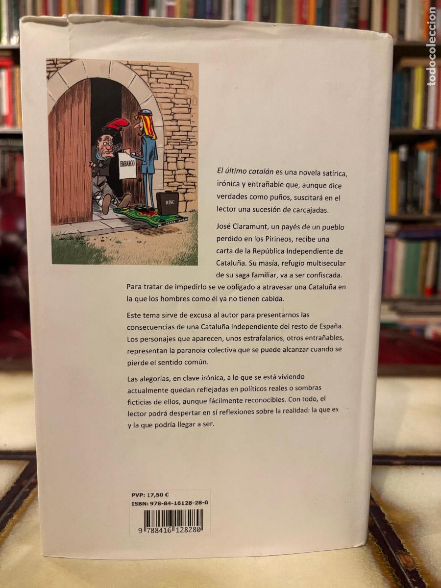 Libros de segunda mano: El &uacute;ltimo catal&aacute;n. Javier Barraycoa. - Foto 2