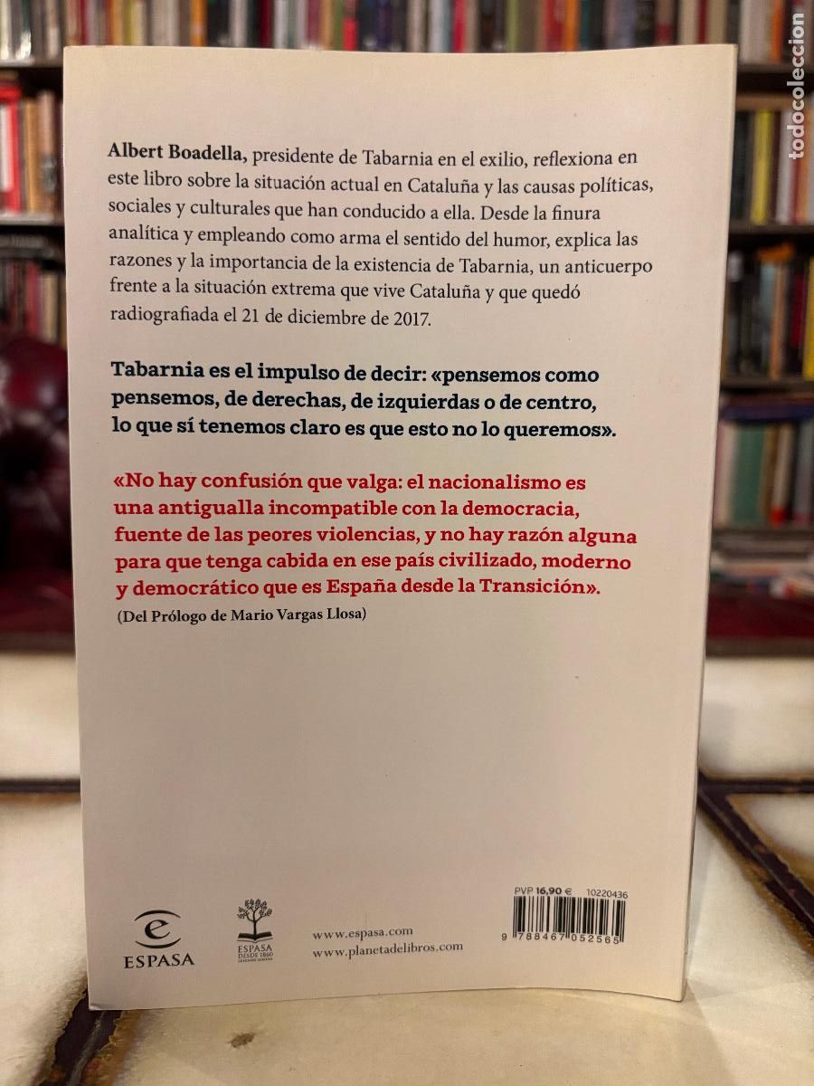 Libros de segunda mano: &iexcl;Viva Tabarnia! Albert Boadella. PEDIDO M&Iacute;NIMO 5&euro; - Foto 2