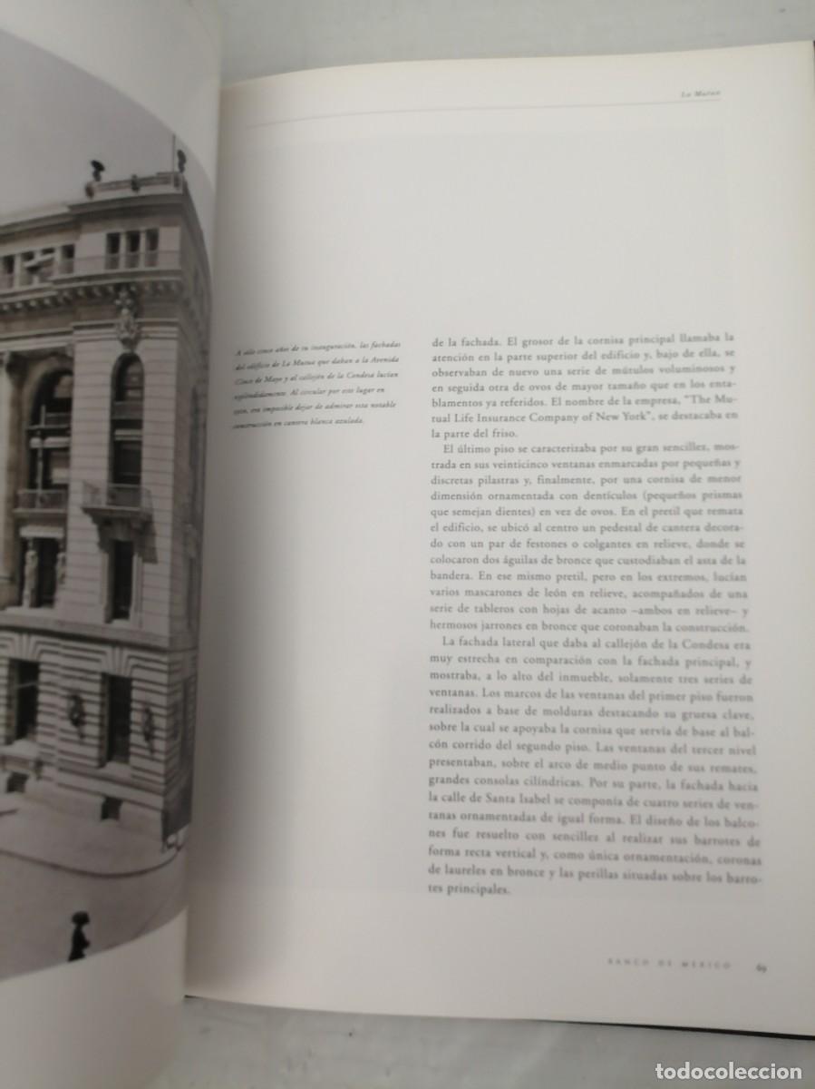 Libros de segunda mano: BANCO DE M&Eacute;XICO: Su historia y su edificio sede (Primera edici&oacute;n, tapa dura) - Foto 5
