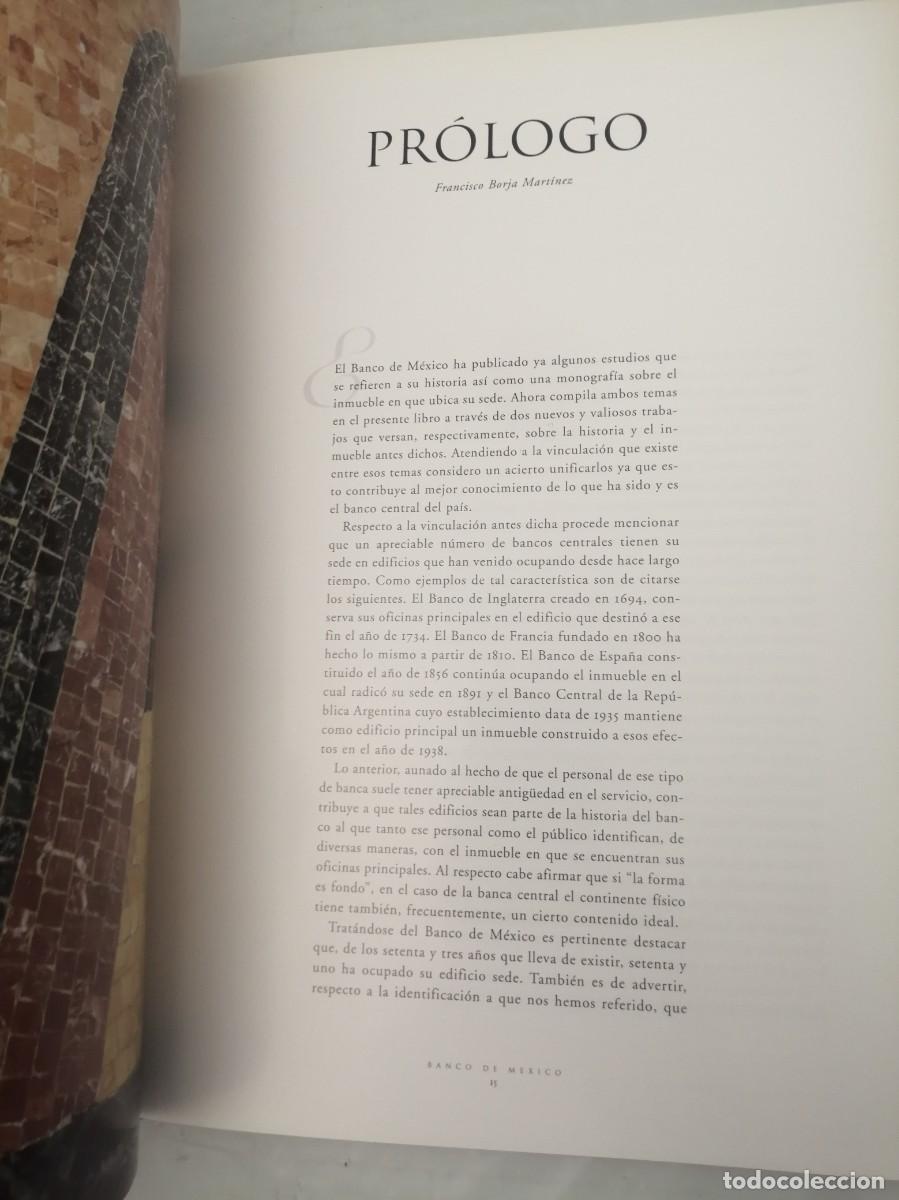 Libros de segunda mano: BANCO DE M&Eacute;XICO: Su historia y su edificio sede (Primera edici&oacute;n, tapa dura) - Foto 7