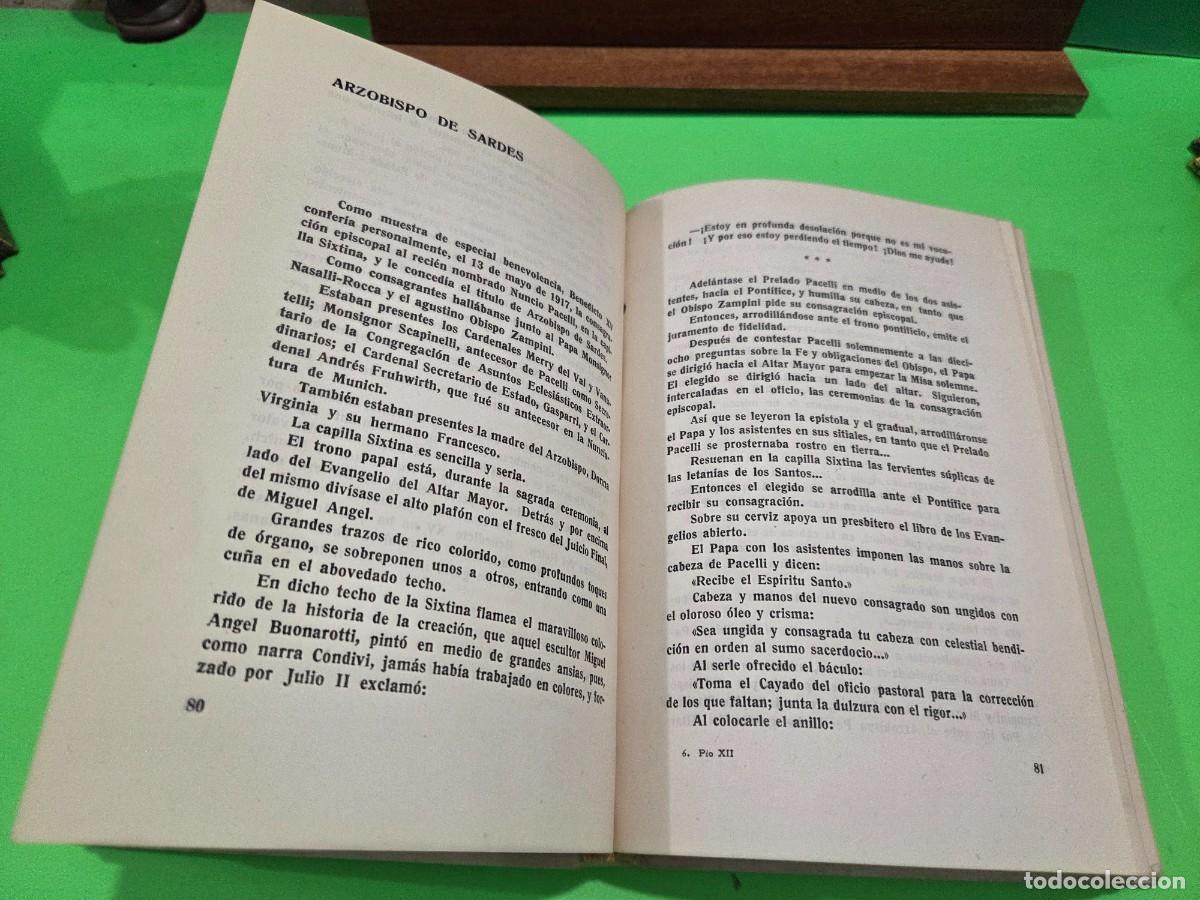 Libros de segunda mano: &rdquo;&rdquo;PIO XII&rdquo;&rdquo;...SU VIDA Y SU PERSONALIDAD...E. LUMEN...1943... - Foto 6