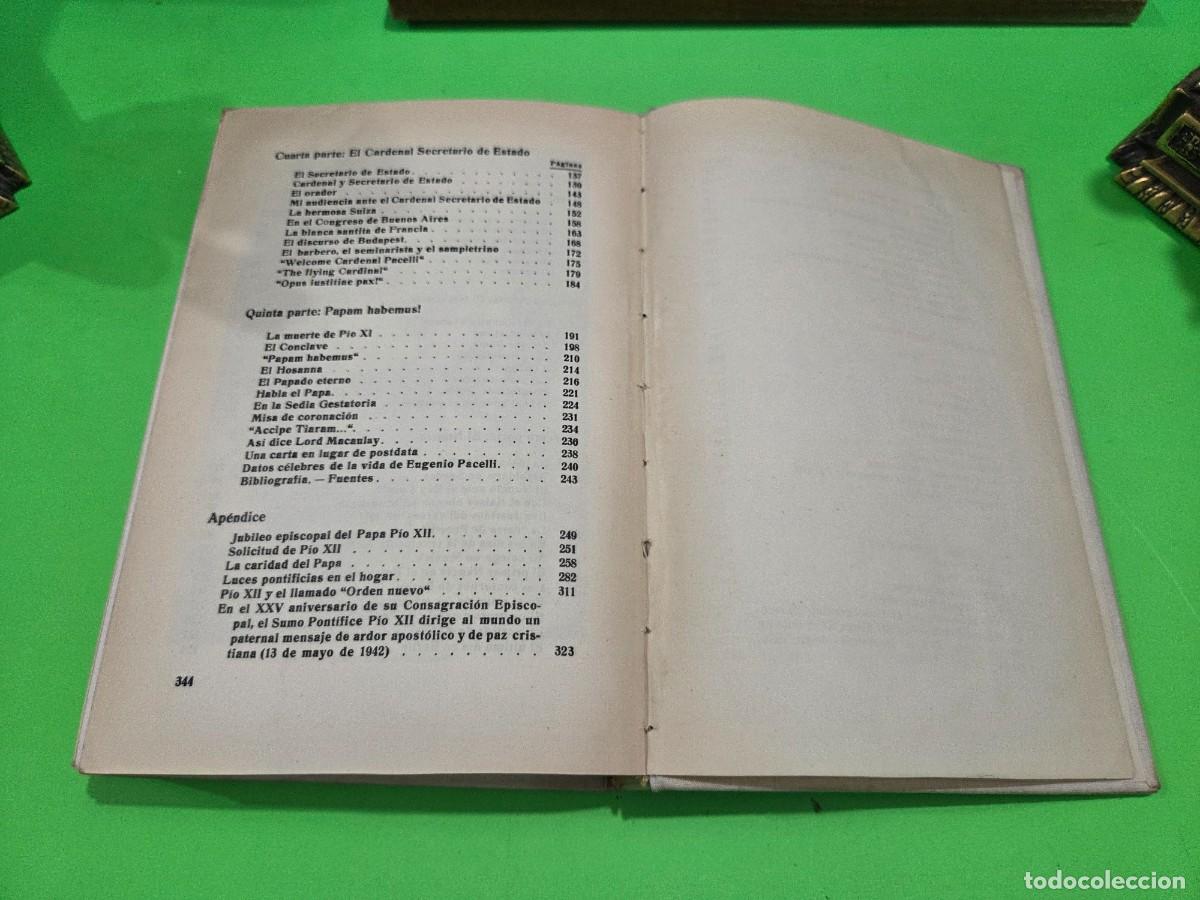 Libros de segunda mano: &rdquo;&rdquo;PIO XII&rdquo;&rdquo;...SU VIDA Y SU PERSONALIDAD...E. LUMEN...1943... - Foto 18