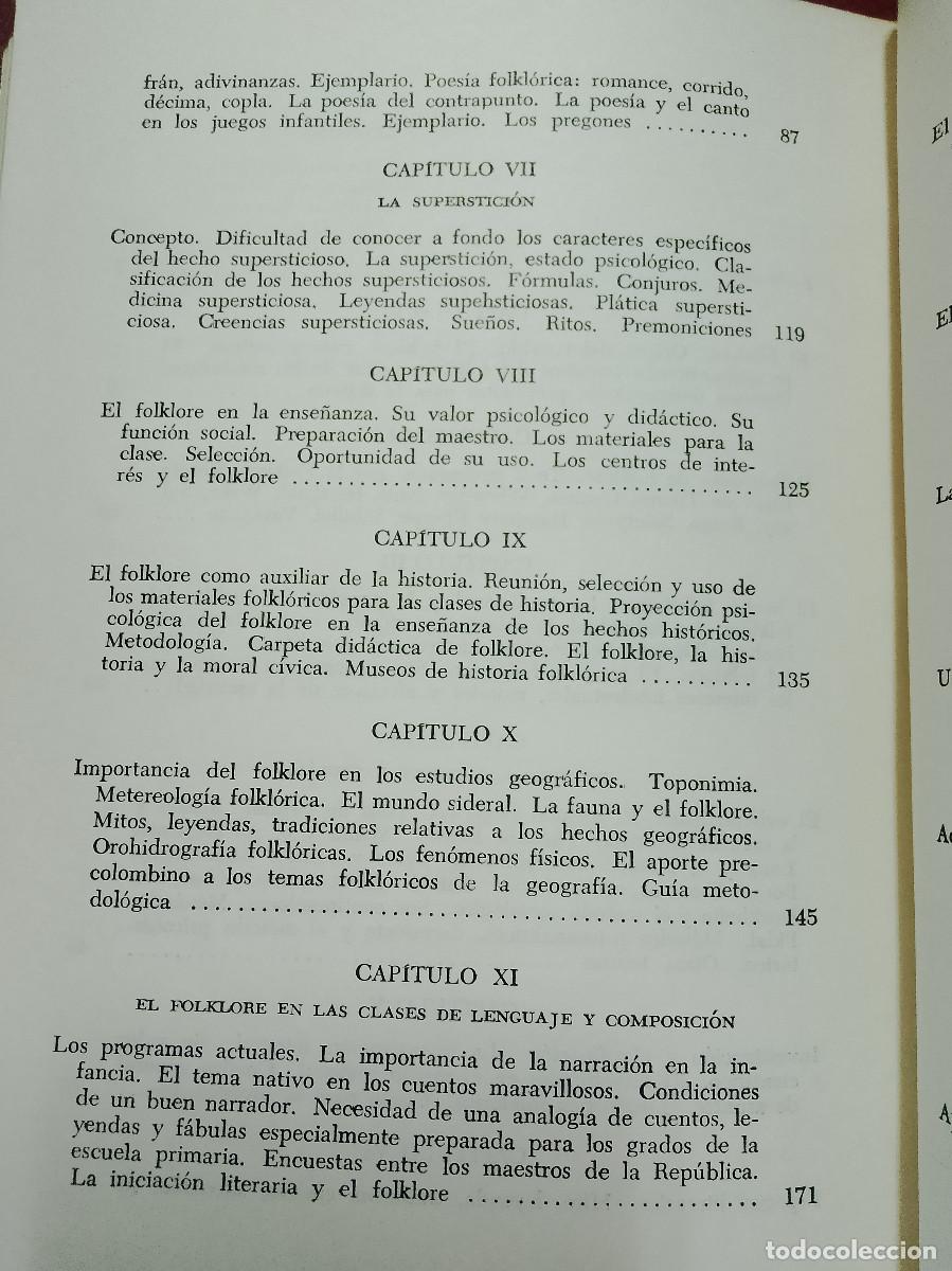 Libros de segunda mano: Ismael Moya: Did&aacute;ctica del folklore (Compa&ntilde;&iacute;a General Fabril Editora. 1972) - Foto 4