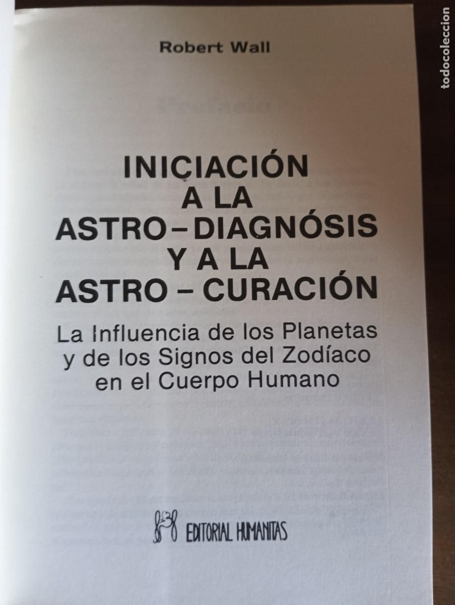 Libros de segunda mano: Astrodiagnosis y astro curaci&oacute;n.- Robert Wall. - Foto 3