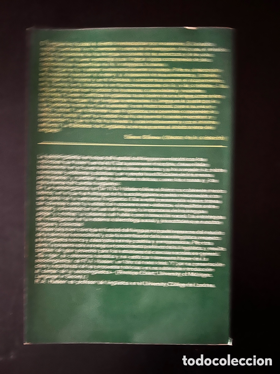 Libros de segunda mano: La socioling&uuml;&iacute;stica. R. A. Hudson. - Foto 2