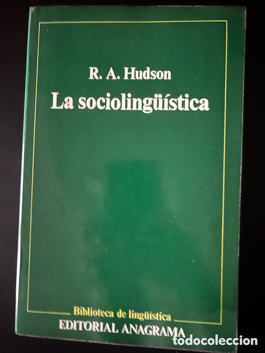 Libros de segunda mano: La socioling&uuml;&iacute;stica. R. A. Hudson. - Foto 1