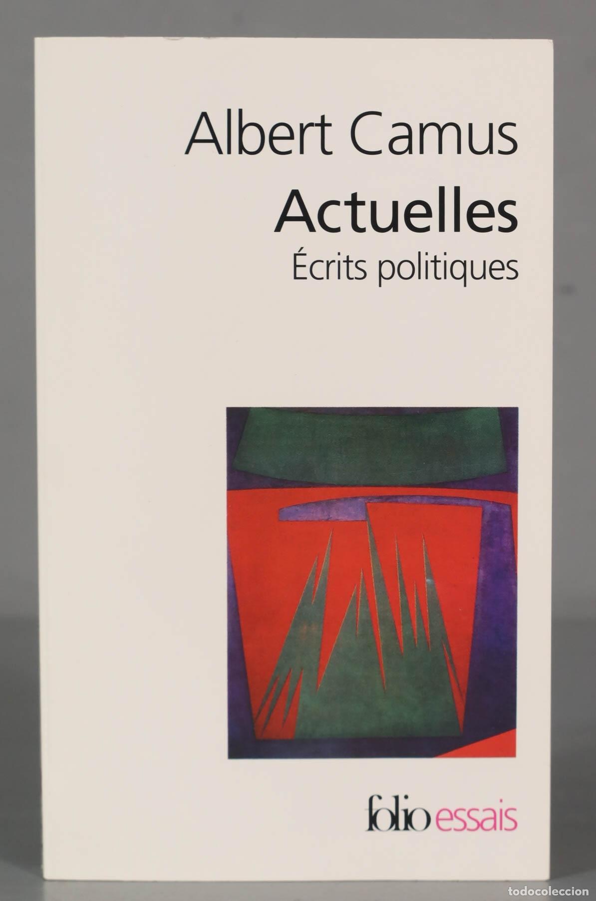 Libros de segunda mano: Actuelles - Ecrits politiques Albert Camus - Foto 1