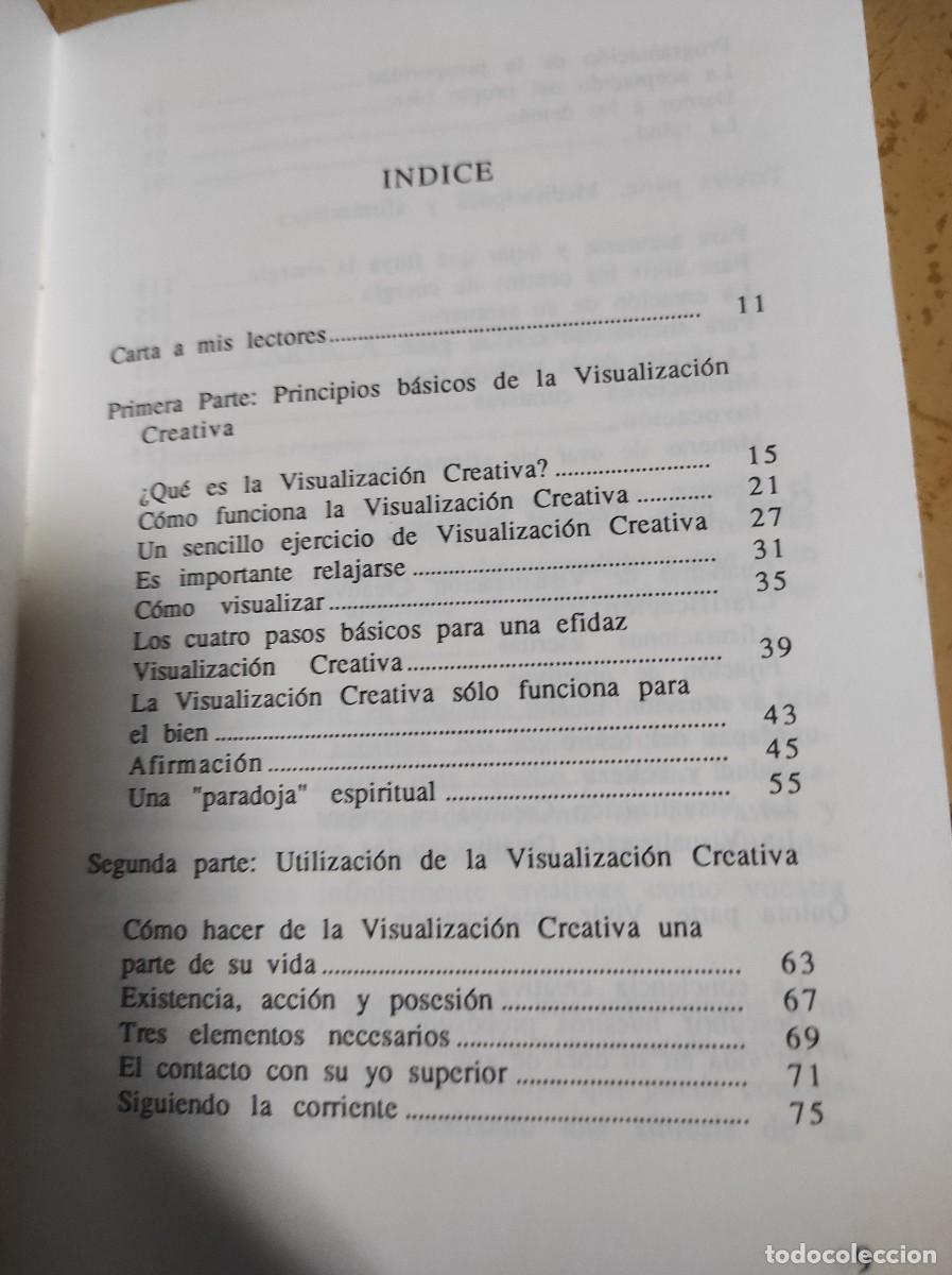 Libros de segunda mano: Visualizaci&oacute;n creativa. GAWAIN, Shakti. Editorial Sirio 1991 - Foto 4