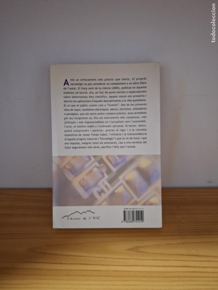 Libros de segunda mano: El progr&eacute;s tecnol&ograve;gic - Josep Tom&agrave;s Cabot - Foto 2