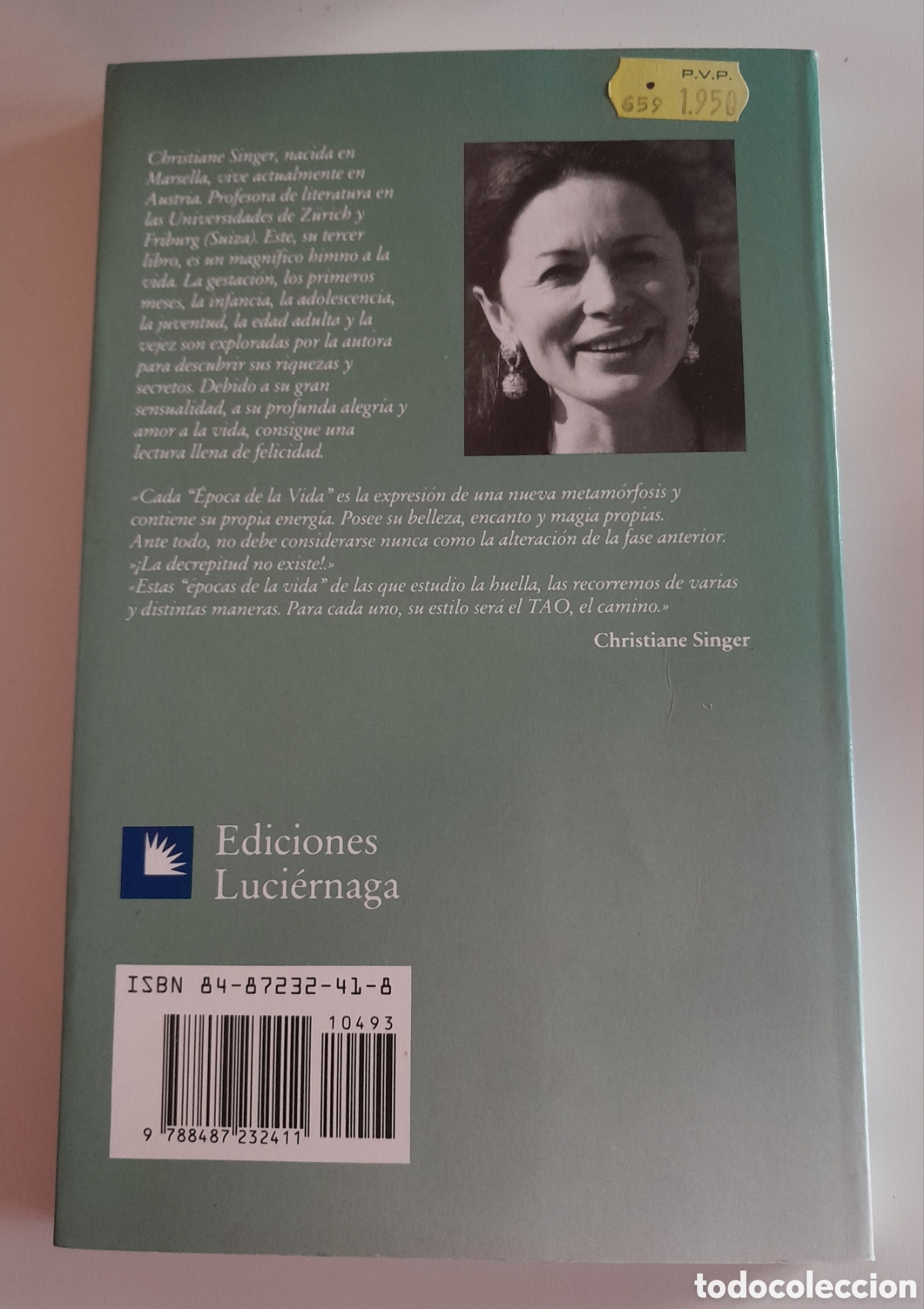 Libros de segunda mano: EPOCAS DE LA VIDA. CHRISTIANE SINGER. LUCIERNAGA - Foto 2