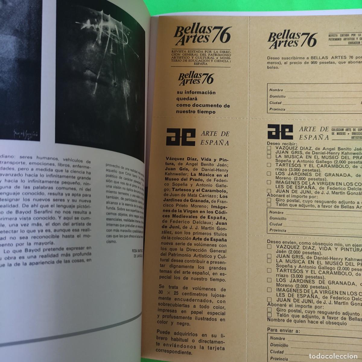 Libros de segunda mano: BELLAS ARTES 76. * juani - Foto 4