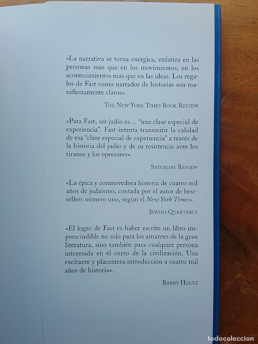 Libros de segunda mano: Los jud&iacute;os. Howard Fast. Historia de un pueblo - Foto 4