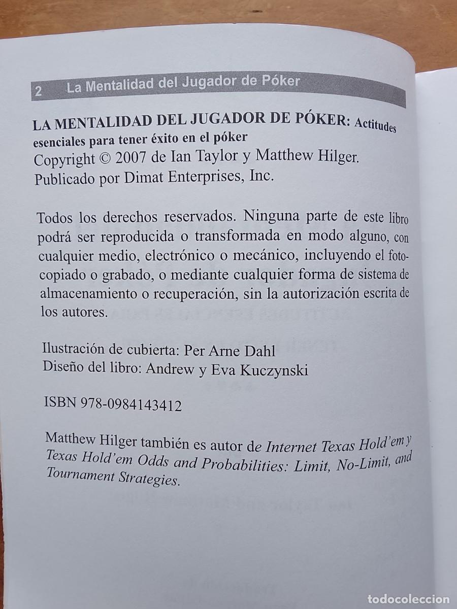 Libros de segunda mano: La mentalidad del jugador de poker - Foto 3
