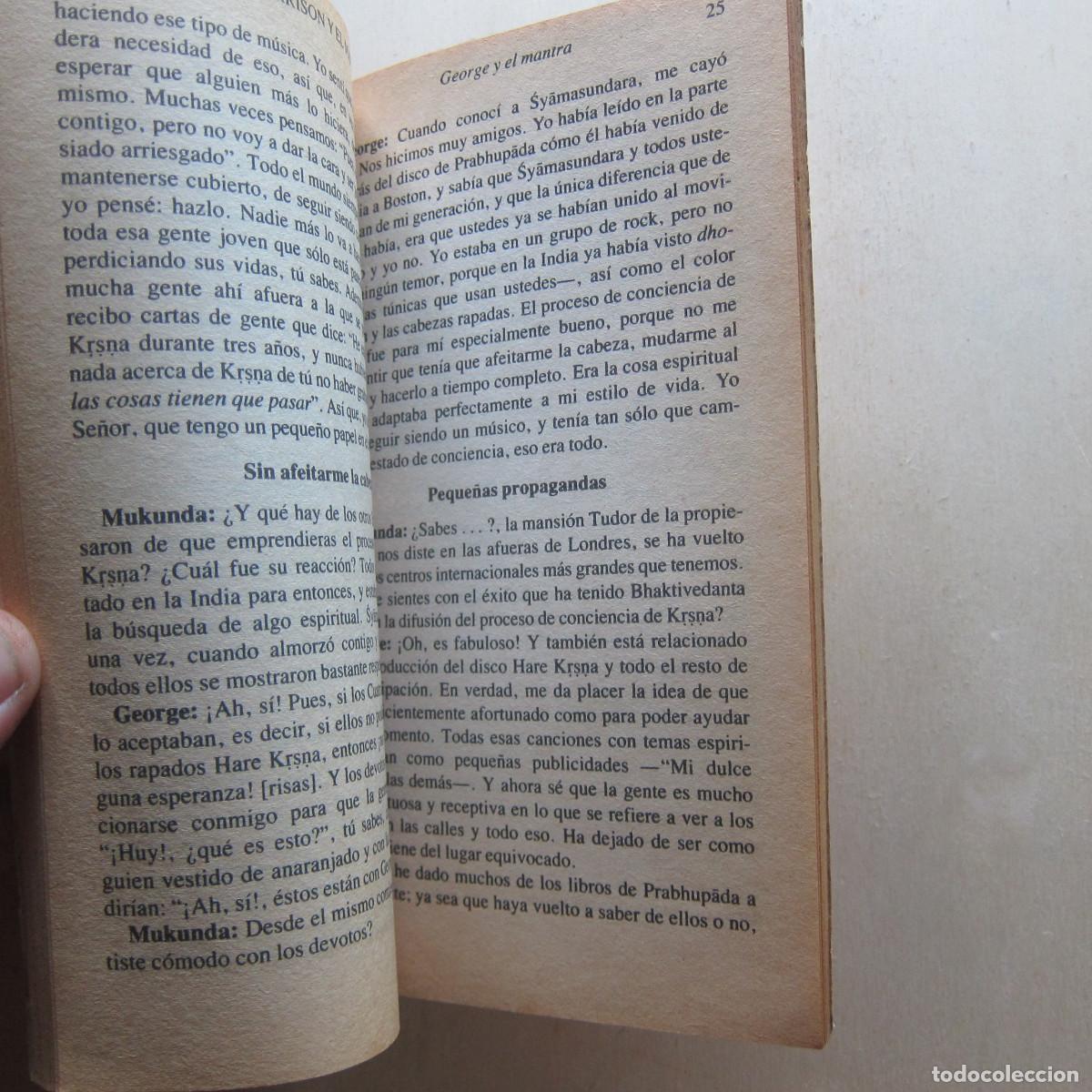 Libros de segunda mano: GEORGE HARRISON Y EL MANTRA (BAKTHIVEDANTA) MANUAL - Foto 5