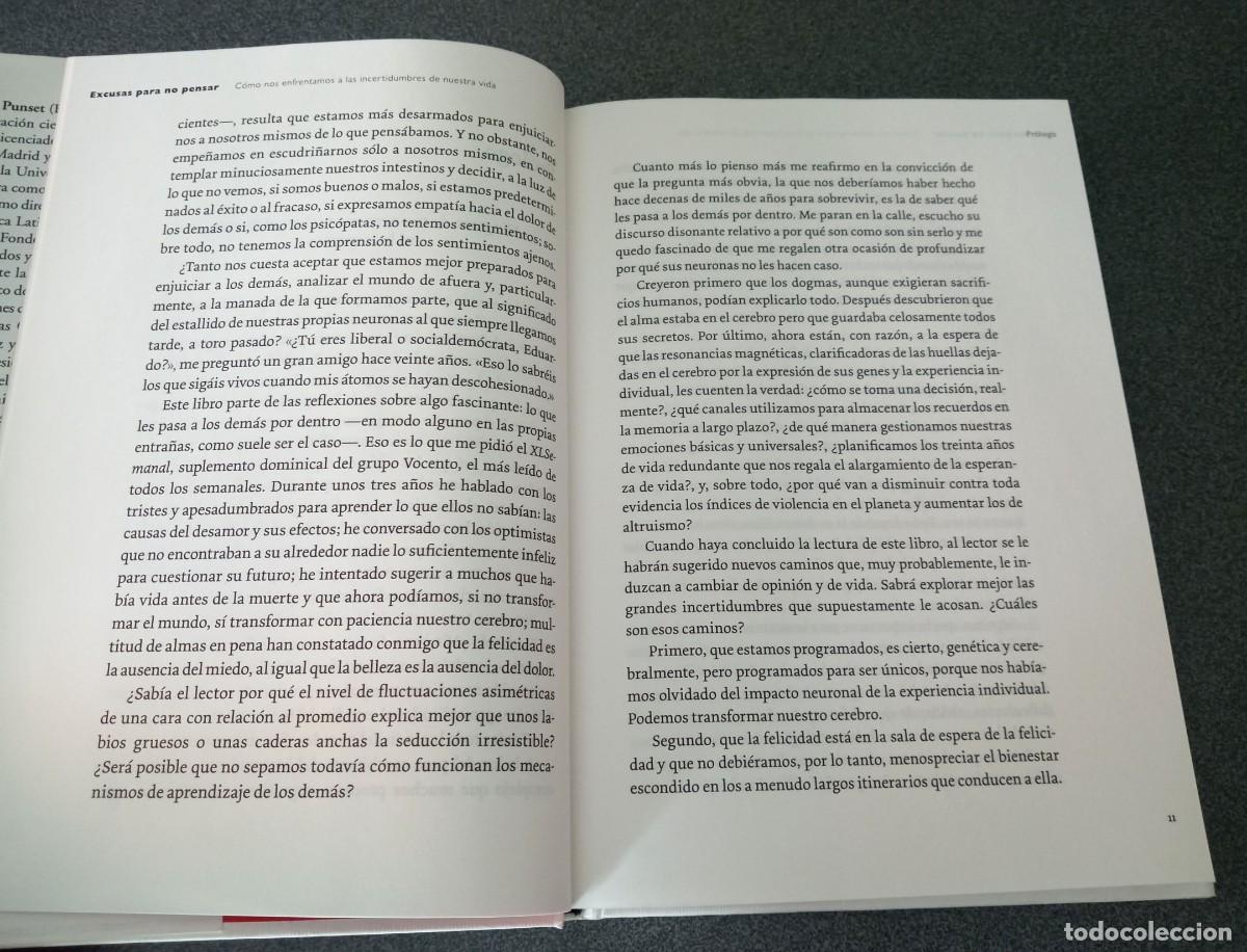 Libros de segunda mano: Excusas Para No Pensar Eduardo Punset - Foto 6