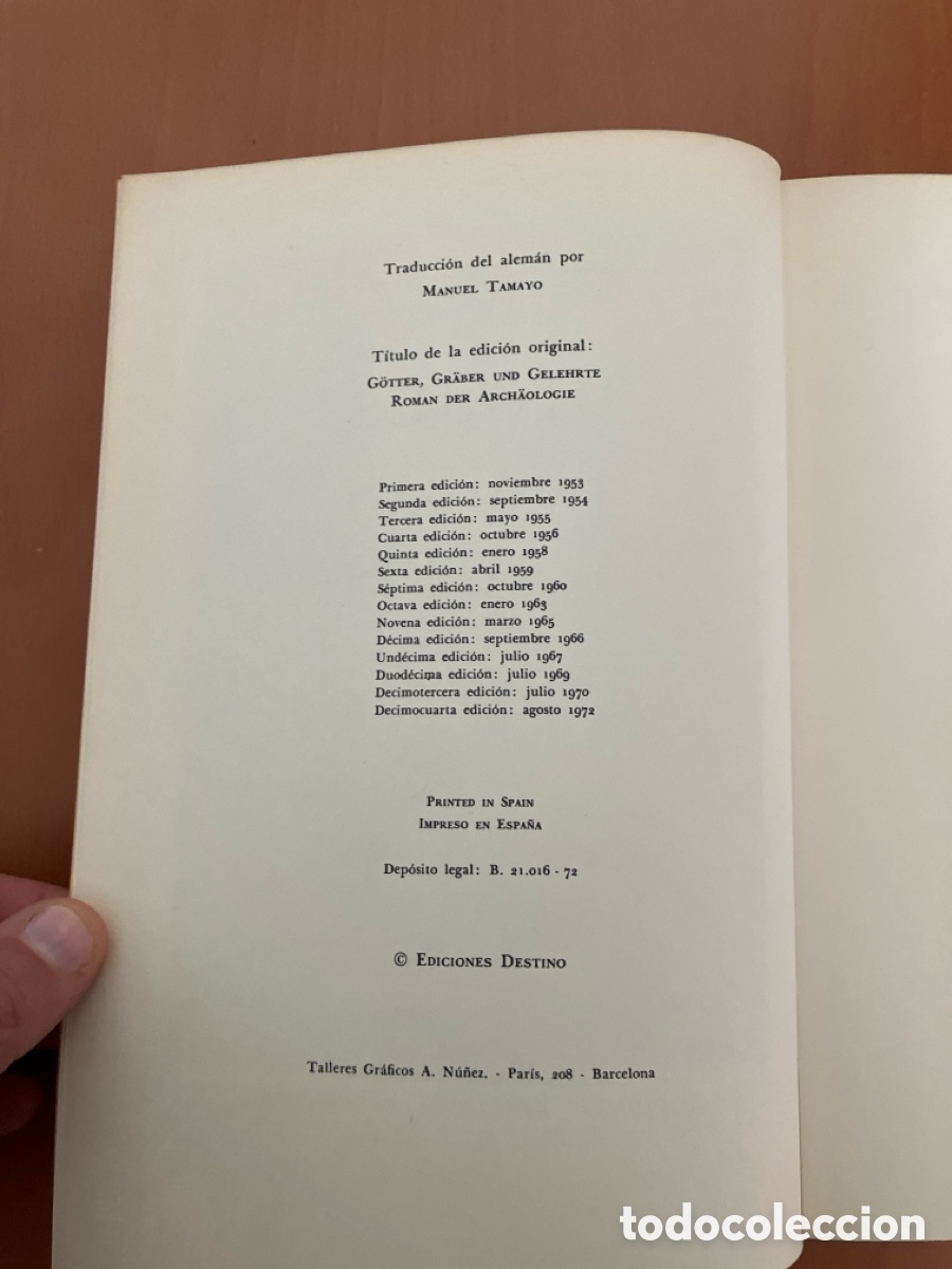 Libros de segunda mano: Dioses, tumbas y Sabios. C. W. Ceram - Foto 4
